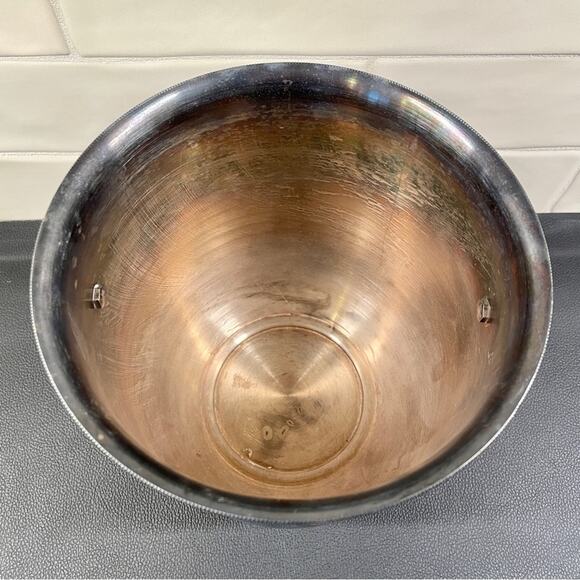 Italy Silverplate Champagne Bucket Vintage Wine Cooler Ice Bucket - Picture 5 of 16